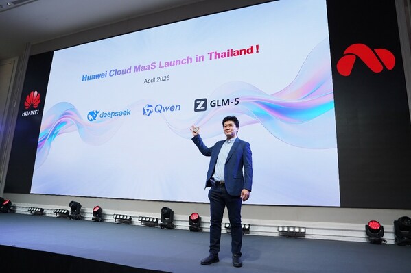 BANGKOK -- Huawei Cloud hosted Huawei Cloud Thailand AI Boost Day 2026, showcasing its vision for advancing the next generation of artificial intelligence through the introduction of Agentic AI—a new paradigm that is redefining the boundaries of AI applications, from passive response systems to intelligent agents capable of proactive planning and executing complex tasks, alongside the official launch of Model as a Service (MaaS) in Thailand, Huawei Cloud's MaaS is designed to address key enterprise scenarios, including large language models, coding, and multimodal applications. Built on Huawei's proprietary acceleration engine, the platform delivers optimized performance, faster response, and enhanced stability, while supporting leading industry models to provide a high-quality and reliable token-based service experience. The service has already been adopted by leading enterprises across multiple industries. Notably, the launch of MaaS also supports the recently introduced GLM-5 model, which has achieved state-of-the-art performance in coding and agent capabilities among open-source models. With strengths in handling complex system engineering and long-context agent tasks, GLM-5 serves as a strong foundation for building enterprise-grade general-purpose AI agents. The event brought together senior executives from the public and private sectors, as well as leading partners, who took the stage to share insights and exchange perspectives on the future of AI-driven business transformation. The event also highlighted Huawei Cloud's continued commitment to strengthening collaboration with leading open-source AI models, enabling Day-0 availability and helping enterprises accelerate innovation and unlock business value more rapidly in the AI era. /PRNewswire/