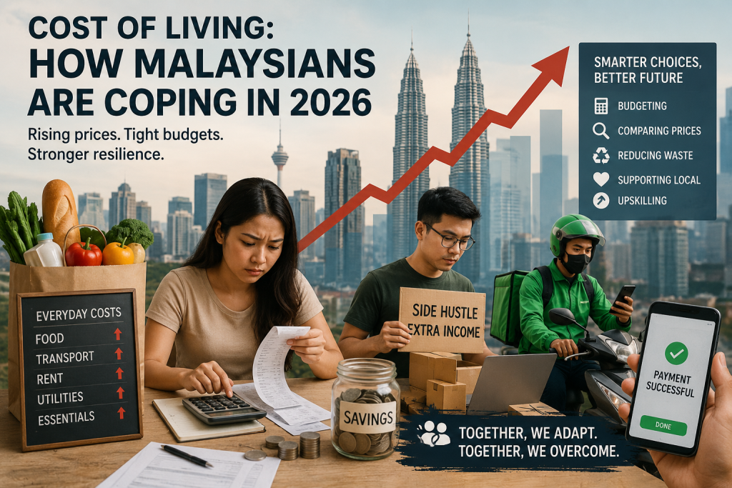 In 2026, the cost of living remains one of the biggest concerns among Malaysians from all walks of life. Whether it is a family living in Kuala Lumpur, a fresh graduate starting a career in Johor Bahru, or small business owners in Penang, many are feeling the pressure of rising expenses while trying to maintain a decent quality of life. The reality is simple — prices are increasing faster than incomes for many people. Food prices continue to climb, rental costs in urban areas remain high, and transportation expenses are becoming heavier on household budgets. While Malaysia’s economy shows signs of growth in several sectors such as technology, tourism, and digital services, the benefits are not always reaching ordinary citizens equally. Today, Malaysians are adapting in ways that would have seemed unusual just a few years ago. Families are cutting unnecessary spending, young adults are taking on freelance jobs after office hours, and more people are turning to online businesses to earn extra income. Side hustles are no longer just an option — they are becoming a necessity. At the same time, consumer behavior is changing rapidly. More Malaysians are comparing prices through apps before shopping, choosing local brands over imported goods, and reducing luxury spending. Dining out less frequently, delaying large purchases, and using public transportation more often have become common habits among middle-income households. One noticeable trend in 2026 is the rise of the “survival mindset” among younger Malaysians. Many Gen Z workers no longer prioritize owning luxury items or expensive cars. Instead, financial stability, flexible work opportunities, and affordable living are becoming more important. This generation has grown up during uncertain economic periods, and it has shaped how they view money and success. Housing affordability remains another major issue. For many young Malaysians, owning a home still feels out of reach, especially in major cities. High property prices combined with slow salary growth have forced many to continue renting or living with family longer than previous generations did. While affordable housing initiatives exist, demand still exceeds supply in many urban areas. Small businesses are also facing enormous challenges. Rising operating costs, higher utility bills, and increasing supply chain expenses have placed pressure on local entrepreneurs. Many small traders and food operators are struggling to balance competitive pricing with maintaining profits. Some businesses have survived by embracing digital platforms and cashless systems, but others continue to face uncertainty. Despite these challenges, Malaysians continue to show resilience. Across the country, communities are finding ways to support one another. Local markets promoting affordable products, community food banks, and social media groups sharing financial advice have become increasingly important. Malaysians have always been known for adaptability, and this period is proving that once again. Technology is also helping people cope. The digital economy has opened opportunities for freelancers, online sellers, content creators, and gig workers. Many individuals are building secondary incomes through platforms that did not exist a decade ago. However, this also raises concerns about job security and work-life balance, especially among younger workers juggling multiple sources of income. Looking ahead, the cost of living issue cannot be solved through individual effort alone. Long-term solutions require stronger wage growth, better public transportation systems, affordable housing policies, and continued support for local businesses. Economic progress should not only be measured through national statistics, but through the daily lives of ordinary Malaysians. In the end, the conversation about the cost of living is not only about money. It is about the future people believe they can build for themselves and their families. As Malaysia moves deeper into 2026, one thing is clear: Malaysians are not giving up. They are adapting, evolving, and finding ways to move forward despite the pressures surrounding them. But resilience alone should not become the permanent solution to rising living costs. Sustainable change is needed to ensure future generations can thrive, not simply survive. -- MINUTESMY / SUGAN BALAN