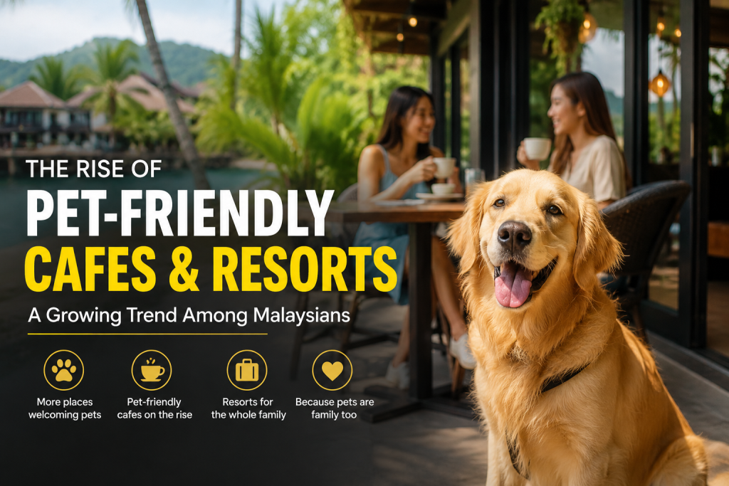 Malaysia’s lifestyle scene is evolving rapidly, and one of the biggest trends gaining momentum in recent years is the rise of pet-friendly cafes, restaurants, and resorts. From bustling cafes in Kuala Lumpur to peaceful nature retreats in Pahang, more businesses are welcoming pets as part of the family experience. Pet ownership in Malaysia has grown significantly, especially among millennials and Gen Z consumers who view pets not just as animals, but as companions and family members. As a result, the demand for places where owners can dine, relax, and travel together with their pets has increased dramatically. In Kuala Lumpur and Selangor, pet-friendly cafes are becoming part of urban lifestyle culture. Popular spots now offer outdoor seating, pet menus, water stations, and even pet playgrounds. Establishments such as Pawty Time Cafe, Cotta, W PLACE | Pet-Friendly Cafe, and After One KL have become popular weekend destinations for pet lovers seeking quality dining experiences with their furry companions. The trend is not limited to cafes alone. Specialty pet cafes are also attracting attention with unique concepts. Places like Huskiss and Furrito Haus Cafe & Pet Mart allow visitors to interact with dogs and exotic animals while enjoying meals and coffee. According to recent lifestyle reports, Malaysia’s pet cafe industry is diversifying beyond traditional cat and dog cafes into more interactive experiences featuring reptiles, alpacas, and farm animals. Meanwhile, Penang continues to emerge as one of Malaysia’s most active pet-friendly food destinations. Cafes such as Bark & Bean Pet Cafe have helped build a strong community among pet owners, combining cafe culture with grooming, wellness, and pet socialization. Reports indicate that local authorities in Penang have also begun discussing clearer policies for pet-friendly dining spaces as the sector continues to grow. The hospitality sector is also adapting to this growing lifestyle trend. Resorts and staycation destinations are increasingly offering pet-friendly accommodations for travelers unwilling to leave their pets behind. Nature-based retreats such as The Dusun, Gibbon Retreat Bentong, Beacon Resort, and LiLLA Summer Retreat @ Bentong, Pahang (Formerly Known as Karak Orchard Resort) are becoming attractive getaway options for families and pet owners looking for outdoor experiences. Beach resorts are also entering the trend. Destinations such as Ruby's Resort in Pahang and Bon Ton Resort in Langkawi are known among travelers for their relaxed atmosphere and pet-friendly environment. These resorts offer guests the opportunity to enjoy seaside vacations without separating from their pets, something increasingly valued by modern travelers. Industry observers believe this trend reflects larger lifestyle changes in Malaysia. Many urban consumers now prioritize experiences that integrate wellness, leisure, and companionship. Pet-friendly businesses are responding by creating more inclusive environments while maintaining hygiene and safety standards. However, the growth of pet-friendly spaces has also sparked discussions about regulations and public comfort. Authorities in Selangor and Penang have recently explored clearer guidelines regarding pets in malls and food establishments to balance hygiene, cultural sensitivities, and consumer demand. Despite these debates, the overall direction of the industry remains positive. Social media platforms such as TikTok and Instagram have accelerated the popularity of pet-friendly destinations, with cafes and resorts frequently going viral through user-generated content. Many businesses now see pet-friendly policies not only as a service enhancement but also as a powerful branding strategy that attracts younger consumers. As Malaysia’s lifestyle and tourism industries continue to evolve, pet-friendly cafes and resorts are expected to become even more common across major cities and tourist destinations. For pet owners, the trend represents more than convenience — it reflects a growing culture where pets are increasingly included in everyday social life, travel, and leisure experiences. -- MINUTESMY / SUGAN BALAN