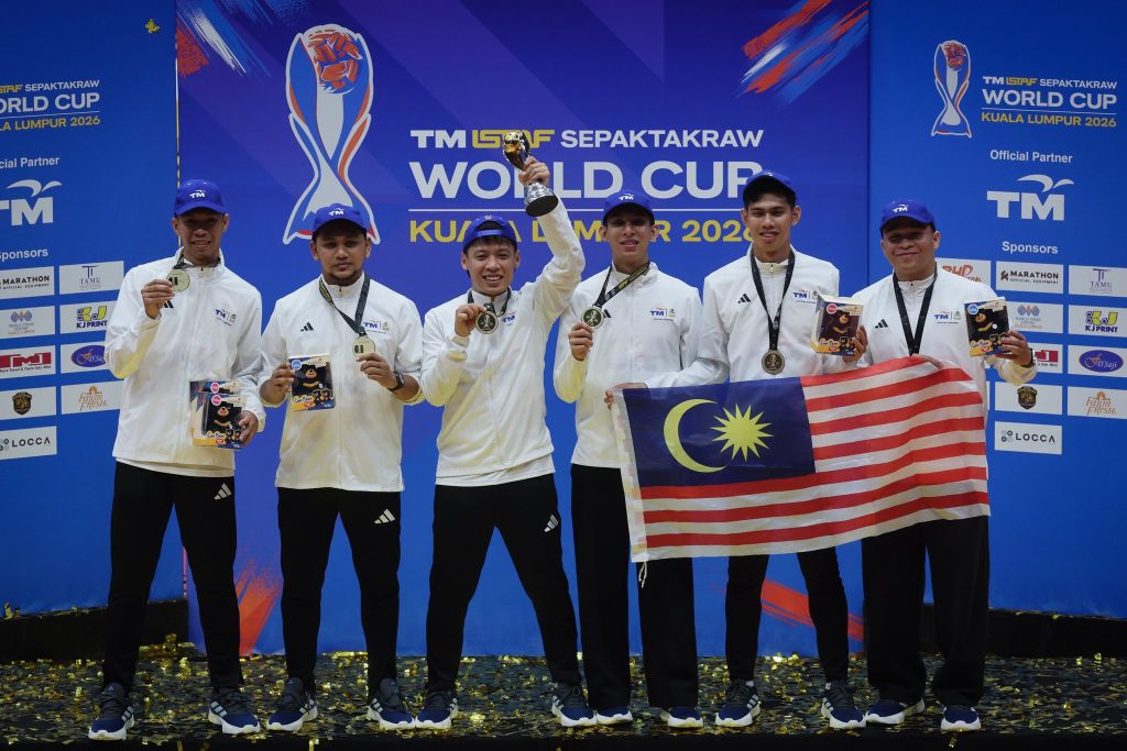 KUALA LUMPUR, MAY 20 -- Prime Minister Anwar Ibrahim has congratulated the national sepak takraw team after successfully emerging as champions in the quadran event at the Sepak Takraw World Cup following a 2-0 victory over India. Anwar praised the national squad for displaying strong fighting spirit, discipline and determination throughout the final match, describing the achievement as a proud moment for Malaysia on the international stage. According to the Prime Minister, the success reflects the resilience, unity and competitive spirit of Malaysians in continuing to excel and achieve recognition globally. He also described the players as national heroes whose commitment and perseverance have inspired pride among Malaysians. “Congratulations to the national team for bringing glory to the country. The fighting spirit shown by the players is truly commendable and a source of pride for all Malaysians,” Anwar said. -- MINUTESMY -- SOURCE: FB ANWAR IBRAHIM