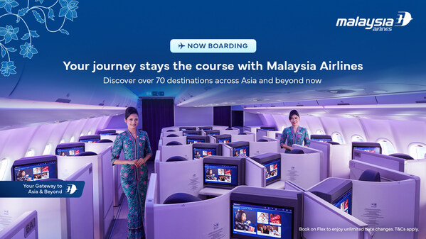 MANILA, May 12 -- Malaysia Airlines continues to focus on operational consistency and customer flexibility amid today's evolving operating environment. The airline maintained on-time performance (OTP) above 90% throughout April, marking the second consecutive month of average OTP above the 90% level, while consistently exceeding its 85% target since January 2026. This sustained performance reflects ongoing operational improvements across the network, including enhancements to boarding processes and on-ground support, contributing to a smoother and more dependable travel experience for customers. Customer demand has also remained encouraging. In March, year-on-year (YoY) passenger traffic increased by 30%, with positive momentum continuing into April as traffic grew by 8% YoY. The sustained growth reflects stable underlying demand for travel across key markets, even as the broader air travel environment continues to evolve. Bryan Foong, Chief Executive Officer of Airline Business from Malaysia Aviation Group, said, "We recognise that travellers today are navigating a more uncertain environment, and that reliability and flexibility remain important when planning their journeys. Our focus continues to be on delivering safe and dependable operations, while providing our customers the flexibility and support they need as travel patterns continue to evolve. The operational consistency we have seen in recent months, together with continued customer demand across key markets, is an encouraging reflection of the steady progress being made across the airline. Above all, our priority is to ensure customers feel supported and confident throughout their journey with us." Recognising that travellers are increasingly seeking both assurance and value, Malaysia Airlines has introduced its "Now Boarding" campaign across key markets. The campaign brings together customer-focused offerings designed to support more flexible and confident travel decisions. Central to this is the airline's Flex fare family, which allows unlimited flight changes with no extra fees, providing greater peace of mind should plans evolve. For families planning their holidays, Malaysia Airlines also offers child fares alongside dedicated onboard activity packs for young travellers, helping create a more enjoyable and seamless travel experience for families. Customers who book directly via the Malaysia Airlines website or official mobile app can also enjoy exclusive benefits*, including 5% savings on flights for Enrich members, and up to 15% off privileges with Maybank, ensuring they get more value out of their journey. The airline's progress is further reflected in the continued growth of its brand value. In the latest Airlines 50 2026 report by Brand Finance, Malaysia Airlines recorded the highest brand value growth among Malaysian carriers. Brand value increased by 27% to USD771 million, with the airline climbing four places to rank 41st globally, supported by sustained recovery and a continued focus on delivering a premium, customer-centric experience. Malaysia Airlines will continue building on these efforts as it strengthens the overall travel experience for customers across its network. /PRNewswire/