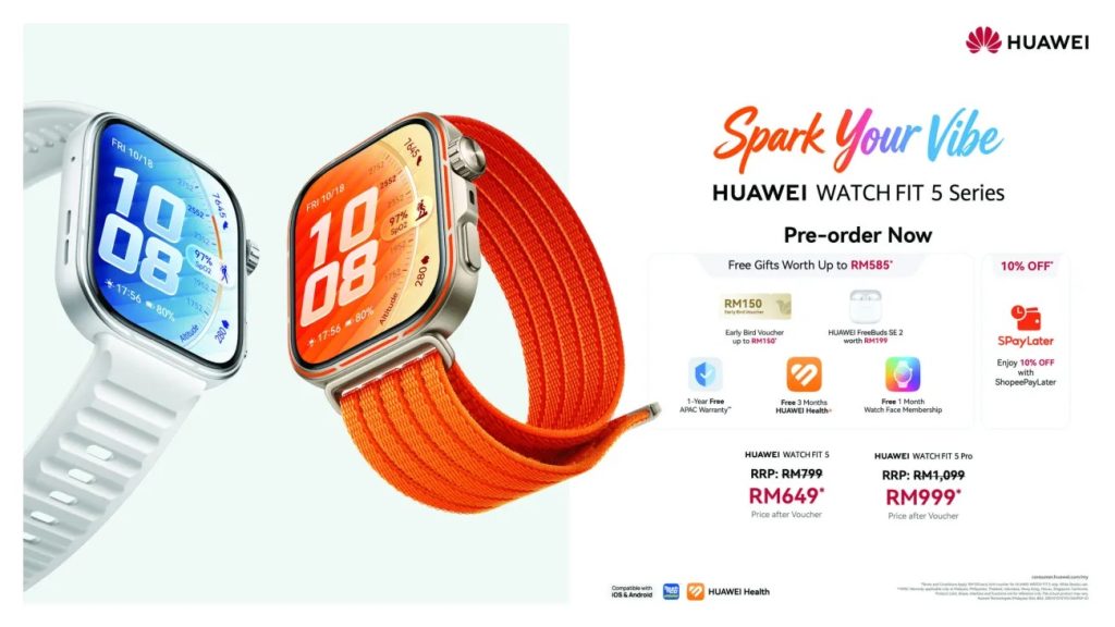 KUALA LUMPUR, May 20 -- Huawei has unveiled three new wearable devices in Malaysia under its “Now Is Your Spark” campaign, expanding its smart ecosystem with products focused on health monitoring, sports performance and premium lifestyle design. In a statement today, the technology company said the new lineup comprises the HUAWEI WATCH FIT 5 Series, the HUAWEI WATCH ULTIMATE DESIGN Spring Edition and the HUAWEI FreeClip 2 in Berry Purple. Huawei said the WATCH FIT 5 Series introduces enhanced display and health-tracking capabilities, including Malaysia’s first diabetes risk assessment feature integrated into a wearable smartwatch using non-invasive vascular signal analysis technology. The company said the feature is designed to provide users with early awareness indicators of potential health risks. The WATCH FIT 5 Pro edition also incorporates advanced cardiovascular monitoring functions such as electrocardiogram (ECG), pulse wave arrhythmia analysis and arterial stiffness detection, in addition to sleep tracking, emotional well-being monitoring and women’s health features. “The series also supports TruSleep 5.0 sleep monitoring, HRV analysis, emotional well-being tracking, and women’s health management features, reflecting Huawei’s growing focus on more holistic health experiences,” said the statement. For fitness enthusiasts, the smartwatch series supports dedicated activity modes for badminton, tennis and pickleball, while the Pro model includes advanced outdoor sports capabilities such as trail running, golf and freediving. Huawei also announced a collaboration with the National Sports Council (NSC) aimed at supporting Malaysia’s sports development ecosystem through recognition platforms including the National Sports Awards (ASN). According to the company, selected award recipients will receive Huawei flagship products in recognition of their sporting achievements. The WATCH FIT 5 Series is priced from RM799 and is available for pre-order starting today via Huawei Experience Stores and online platforms, with early-bird promotions and complimentary gifts offered during the campaign period. Meanwhile, Huawei has also expanded its premium wearable portfolio with the launch of the HUAWEI WATCH ULTIMATE DESIGN Spring Edition, a luxury smartwatch co-designed with jewellery designer Francesca Amfitheatrof. Priced at RM17,999, the smartwatch features 99 natural diamonds and sapphire glass elements, targeting consumers seeking luxury wearables that combine elegant craftsmanship with wellness functionality. “For those seeking a smartwatch that combines luxury craftsmanship with advanced wellness experiences, the HUAWEI WATCH ULTIMATE DESIGN Spring Edition is designed to transition effortlessly from business settings to evening occasions,” said the company. Completing the lineup is the HUAWEI FreeClip 2 in Berry Purple, an open-ear audio device designed for all-day comfort and seamless multi-device connectivity. Featuring Huawei’s signature Airy C-Bridge design, the earbuds deliver lightweight comfort and immersive audio experiences while allowing users to remain aware of their surroundings. “Whether taking calls during crowded commutes, listening to playlists on morning walks, or switching seamlessly between laptops and smartphones throughout the workday, the HUAWEI FreeClip 2 is designed to move naturally alongside modern routines,” the statement said. For more information on the wearable visit the HUAWEI Official Website or its Facebook and Instagram. -- BERNAMA