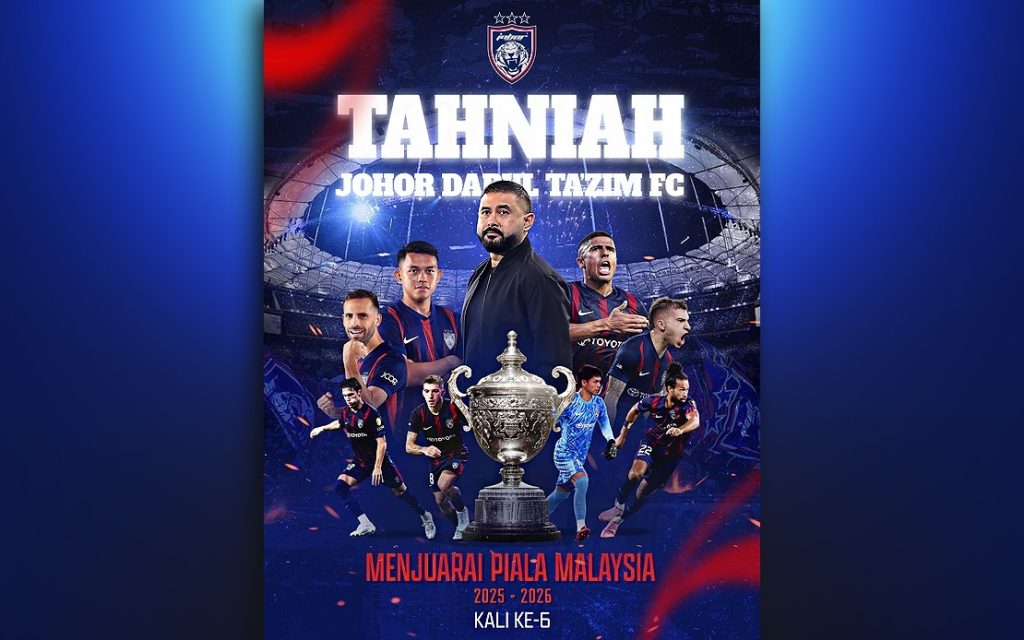 KUALA LUMPUR, May 24 -- Sensational Johor Darul Ta’zim (JDT) winger Arif Aiman Mohd Hanapi has expressed gratitude after returning to action following a six-month layoff due to a serious injury. Arif Aiman, who made his competitive return in the 2025-2026 Malaysia Cup final against Kuching City last night, admitted the recovery process had not been easy. The national player said he had to endure a demanding daily training and rehabilitation routine to ensure he regained full fitness to return to the pitch. “First of all, Alhamdulillah, I am grateful after being out of action for about six months. I really struggled to make my comeback. Spending every day in the gym was boring, but I had to go through it because this was the worst injury of my football career. “I took it as motivation. After the injury, I gave myself time to rest, did not put pressure on myself and took the time to recover because I believed that one day I would make a comeback like today,” he said at the post-match press conference after the final at the National Stadium in Bukit Jalil here. SPORTS-FOOTBALL (ARIF AIMAN) 2 (LAST) KUALA LUMPUR Arif Aiman suffered a hamstring injury during the 2027 Asian Cup qualifying match between Malaysia and Nepal here on Nov 18 last year. In last night’s match, Arif Aiman delighted Southern Tigers supporters when he came on in the 65th minute before scoring his team’s second goal in the 90th minute to help JDT defeat Kuching City 2-0 and retain the Malaysia Cup title for a fourth consecutive season. The 24-year-old was also named Player of the Match. Meanwhile, Arif Aiman confirmed that he will soon tie the knot, with media reports previously stating that his wedding to fiancée Nurul Aliah Natasha Md Hairushahri is scheduled to take place in Johor Bahru tomorrow (May 25). “Alhamdulillah. This is the most meaningful gift after six months out of action. So, I will begin a new phase in my life,” said the four-time consecutive National Football Awards Most Valuable Player. -- BERNAMA