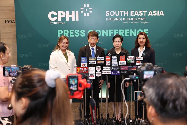 BANGKOK, May 24, 2026 /PRNewswire/ -- Informa Markets sets to organise CPHI South East Asia from 8–10 July 2026 at Queen Sirikit National Convention Center under the theme "The Gateway to the ASEAN Pharma Industry." The event is a comprehensive pharmaceutical manufacturing exhibition, technology showcase, and conference for Southeast Asia, featuring innovations from more than 400 companies worldwide. Highlights include international pavilion zones from eight markets, showcasing innovation trends from Mainland China, India, Indonesia, Malaysia, South Korea, Taiwan, Thailand, Vietnam, and Egypt. The event will also provide business matching opportunities and over 60 academic conference sessions. Organisers expect more than 10,000 visitors from over 70 countries during the three-day event, creating new business opportunities throughout the exhibition. Ms. Rungphech Chitanuwat, Regional Portfolio Director – ASEAN at Informa Markets said, "The pharmaceutical industry in Thailand continues to show strong growth potential, supported by several factors including the country's transition into a fully aged society, the increasing prevalence of non-communicable diseases (NCDs), healthcare system expansion, growth in medical tourism, and the use of essential medicines in hospitals under Thailand's universal healthcare system. In 2024, Thailand's pharmaceutical industry was valued at approximately THB 240 billion (around 6.9 billion dollars), and is projected to grow by 6–7% due to these supporting factors. Market research agencies also forecast that by 2030, the industry could reach a value of 480 billion baht or 13.9 billion dollars. Another key trend to watch is the increasing push from both the public and private sectors toward pharmaceutical development and innovation, including both generic drugs and newly developed medicines. This aligns with government efforts to strengthen pharmaceutical security. Pharmaceutical and healthcare security has therefore become a national policy priority aimed at raising public healthcare standards and strengthening the country's economy as Thailand seeks to join the OECD within five years. Policies also focus on reducing reliance on imported medicines, supporting domestic active pharmaceutical ingredient (API) production, and increasing manufacturing capacity for essential medicines in line with actual production costs. This is the driving force behind the organization of CPHI South East Asia, a technology and innovation exhibition with the important goal of contributing to Thailand's pharmaceutical security. The event aims to help drive both healthcare and the economy forward, positioning Thailand as a Medical Hub for Southeast Asia through internationally standardized pharmaceutical manufacturing and enhanced competitiveness in global export markets. Ms. Rungphech added, "Pharmaceutical security is a shared responsibility and a foundation of human security. Government and private sector must work in tandem to ensure Thailand not only has access to medicines, but becomes a country that the world trusts to produce them." "CPHI South East Asia is part of International Healthcare Week and will be held at Queen Sirikit National Convention Center from 8–10 July 2026 under the theme "The Gateway to the ASEAN Pharma Industry." The event will contribute to advancing Thailand's pharmaceutical industry in line with the country's strategic development goals." Ms. Supatra Boonserm, Secretary-General of the Food and Drug Administration (FDA), under the Food and Drug Administration Office (Thai FDA), Ministry of Public Health, stated that in a world where medical technology continues to advance rapidly, we are now entering the era of Advanced Therapy Medicinal Products (ATMPs). These are no longer just "medicines" in the traditional sense, but represent "new hope" for treating diseases once considered incurable — whether through cell therapy, gene therapy, or tissue engineering. Today, the role of the Thai FDA is no longer limited to being merely a "regulator" responsible for screening product safety. It has evolved into an "Innovation Facilitator," aiming to position Thailand as a true regional healthcare hub. The FDA's key mission in supporting ATMPs is built upon three major pillars: 1.Creating a Regulatory "Fast Track" (Regulatory Excellence) Complex innovations require regulations that are both flexible and rigorous. The FDA has therefore developed legal frameworks aligned with international standards, covering product classification and dedicated GMP standards specifically for ATMPs. This ensures that products developed by Thai innovators meet global standards and can confidently compete in international markets. 2. Serving as a Strategic Partner for Researchers and Entrepreneurs (Proactive Partnership) The FDA has implemented a Pre-submission Consultation mechanism to provide technical guidance before formal approval applications are submitted. It has also introduced Fast Track pathways for products addressing urgent medical needs, helping reduce unnecessary delays and barriers while maintaining patient safety as the highest priority. 3. Building an "Ecosystem of Trust" (Ecosystem of Trust) The FDA oversees clinical trials to ensure ethical compliance and maintains long-term post-market safety monitoring systems. This is intended to build confidence among both patients and healthcare professionals that these innovations will remain effective and safe in a sustainable manner. Mr. Surachai Ruengsuksilp, Honorary Chairman of the Pharmaceutical Industry Group under the Federation of Thai Industries and Vice President of the Thai Pharmaceutical Manufacturers Association (TPMA), stated that the pharmaceutical industry is not merely an economic driver, but also a "critical infrastructure for national security." Currently, Thailand's pharmaceutical market is valued at more than THB 240 billion. Amid these opportunities, the Federation of Thai Industries has established a strategic direction to position Thailand as a full-fledged Regional Pharma Hub through three key strategies: 1.Transforming from an "Importer" to a "Producer for Security" Reducing dependence on imported medicines by promoting domestic production of Active Pharmaceutical Ingredients (APIs), thereby reducing vulnerability to global crises. 2. Upgrading from "Basic Medicines" to "Advanced Innovation" Supporting Thai pharmaceutical manufacturers in upgrading to internationally recognized PIC/S GMP standards, enabling Thai medicines not only to serve the CLMV market but also to expand exports globally. 3. Building a Strong Pharmaceutical Ecosystem Driving collaboration with the government and the Board of Investment (BOI) to create an investment environment conducive to research and development, while also reforming procurement regulations to better reflect actual quality-based costs. This is intended to help Thai pharmaceutical companies remain competitive and achieve sustainable growth. The Federation of Thai Industries aims to make Thailand "a regional production base for high-quality and affordable medicines," focusing not only on economic growth figures, but also on ensuring that Thai people have sufficient access to safe medicines under all circumstances. Dr.Ponthip Wirachwong Ph.D. Deputy Managing Director, Government Pharmaceutical Organization (GPO), stated that beyond its primary role in pharmaceutical manufacturing, the organization's core mission is to ensure confidence in Thailand's healthcare system by guaranteeing that Thai people will never face medicine shortages during crises or at any time. In the past, Thailand has experienced epidemics and natural disasters, and the GPO has maintained reserve systems for essential medicines and medical supplies to ensure that hospital operations can continue without disruption caused by delays. "Even the most advanced medicine fails if it remains out of reach. GPO's mission is simple: ensure every Thai patient has access to safe, quality medicines — at a price that doesn't force them to choose between health and survival," she said. -- SOURCE : Informa Markets