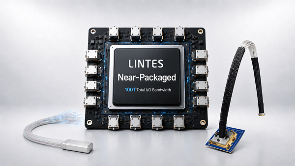 TAIPEI, June 22 -- Lintes Technology (TWSE: 6715), a global leader in high-bandwidth connectivity solutions, today announced the launch of its comprehensive, modular optoelectronic interconnect solution for next-generation AI servers. Addressing the critical bottleneck of high-density data centers, the platform encompasses both Near-Packaged Copper (NPC) and Near-Packaged Optics (NPO) technologies, featuring a shared patented socket architecture.  Unlike conventional hardware designs with fixed interface configurations, this innovative architecture empowers data center operators with infrastructure flexibility. The platform enables direct selection between optical and electronic interfaces within a single system, allowing operators to configure the channel count and bandwidth allocation routed through either NPC or NPO via individual sockets based on actual data throughput requirements. This breakthrough significantly optimizes system routing agility and cost-efficiency for next-generation AI infrastructure. Bridging the CPO Market Gap As AI workloads continue to drive demand for higher computing performance, conventional transmission architectures are approaching practical limits in bandwidth, power, and system design. While Co-Packaged Optics (CPO) remains a key area of industry focus, challenges related to optical engine yield, ASIC integration, and cost efficiency are expected to delay large-scale deployment. In contrast, Lintes's near-packaged interconnect solutions have already completed design validation and are sampling with customers. This makes the platform a concrete, immediately deployable solution for high-density AI servers, effectively bridging the technological gap as the industry transitions to advanced architectures. Modular Near-Packaged Interconnect for AI Scalable Bandwidth To meet the 100T aggregate bandwidth demands of AI chips, Lintes's near-packaged interconnect solutions utilize a patented socket design that simultaneously supports both NPO and NPC. A single socket delivers a transmission bandwidth of up to 6.4T. Depending on specific server and data center infrastructures, this bandwidth can be flexibly configured as four 1.6T or eight 800G transmission paths, helping customers adapt to high-bandwidth, modular, and scalable AI system requirements. This flexible architecture supports both transmission modes based on distance, cost, and layout requirements: Intra-Server and Intra-Rack Transmission (Scale-up): Operators can deploy NPC to connect with other AI chips or PCIe signal connectors. This can be paired with rack cabling options such as DAC, AEC, AOC, and ACC, leveraging copper's cost efficiency and deployment maturity to satisfy high-speed interconnect needs within servers and racks. Cross-Rack Long-Distance Networking (Scale-out): The system can adopt NPO and be paired with high-density multi-fiber connectors like MPO, MTP, and MMC to meet the demands of cross-rack extensions, data center horizontal scaling, and high-bandwidth optical interconnects. Through this modular and platform-based design, Lintes enables AI server and data center customers to flexibly implement near-packaged interconnect solutions for varied computing demands, transmission distances, and deployment costs, while minimizing major changes to existing system architectures and cable configurations. US$84 Million Capital Expenditure Approved to Target 2027 Volume Production To support this growth, Lintes's Board of Directors approved an annual capital expenditure budget of up to approximately US$84 million (NT$2.65 billion) on June 11, 2026. This capital will be allocated toward cleanroom renovations for a new manufacturing facility and the procurement of multi-channel, multi-mode, and single-mode optical module production equipment, expanding advanced hardware manufacturing capacities. With these near-packaged interconnect solutions already sampling with customers, the company aims to align with customer deployment schedules and achieve volume production by 2027, transforming these technological breakthroughs into long-term operational momentum. About Lintes Technology Lintes Technology is a leading provider of high-speed interconnect solutions, delivering advanced cables, connectors, and optical modules for data-intensive applications. With deep expertise in signal integrity and system integration, Lintes enables scalable AI connectivity from edge devices to hyperscale data centers supporting reliable, high-bandwidth communication across next-generation infrastructure. -- PRNewswire -- Source: Lintes Technology 