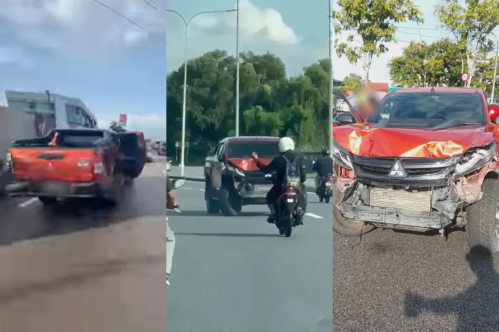 BUKIT MERTAJAM, June 9 -- Police have arrested a 29-year-old local man after a video showing a Mitsubishi Triton being driven recklessly and colliding with several vehicles on the North-South Expressway went viral on social media. Seberang Perai Tengah police chief ACP Nik Aminuddin Raja Abdullah said the suspect was apprehended by members of the public on the Butterworth-Kulim Expressway (BKE) near Seberang Jaya before being handed over to police officers. He said police received information regarding the incident at 10.05 am yesterday and preliminary investigations revealed that the suspect was believed to have driven dangerously from the Sungai Dua area towards Penang, striking several vehicles along the route. “The suspect was successfully detained by members of the public in the BKE area opposite a petrol station in Seberang Jaya before being handed over to police personnel who arrived at the scene. “An inspection of a crossbody bag carried by the suspect uncovered a transparent plastic packet containing crystal-like substances suspected to be methamphetamine weighing 0.75 grammes, as well as another packet containing white crystalline substances believed to be ketamine weighing 2.38 grammes,” he said in a statement last night. Nik Aminuddin said urine screening tests conducted on the suspect returned positive results for methamphetamine and morphine. Further checks revealed that the suspect has an extensive criminal history, including 15 records related to drug offences and two records involving other criminal offences. He said the suspect has been detained for further investigation under Section 12(3) of the Dangerous Drugs Act 1952 and was scheduled to be brought before the Bukit Mertajam Magistrate’s Court today for a remand application. Meanwhile, investigations into the collisions are being conducted by the Traffic Investigation and Enforcement Division (BSPT) of the Seberang Perai Tengah District Police Headquarters under Section 44(1) of the Road Transport Act 1987 for driving under the influence of drugs and causing an accident. Nik Aminuddin said police are also working to identify and locate all victims and independent witnesses who were present during the incident to assist with the investigation. Members of the public with relevant information have been urged to contact the investigating officer, Inspector Vignesh Kalaiselvan, at 011-14572390 or report to the nearest police station. Earlier, a video widely shared on social media showed a Mitsubishi Triton being driven recklessly in the Seberang Jaya area, triggering concern among road users and the wider public. – BERNAMA