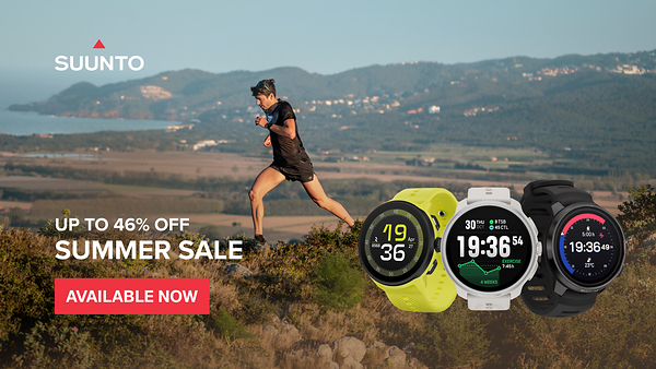 SEATTLE, June 24 -- This summer, Suunto invites outdoor enthusiasts, runners, adventurers, and explorers to gear up for their next challenge with special savings across some of its most popular products.   From June 23 to July 4, customers can enjoy discounts of up to 46% off selected Suunto products during the Suunto Summer Sale, including exclusive offers during Amazon Prime Day (June 23–26). Whether preparing for a new race, planning a summer expedition, or exploring beneath the surface, Suunto has trusted tools to help athletes and adventurers perform with confidence. Top Deals Suunto Race 2 - Starting at $399, Up to 20% Off Available at $399 for the Stainless Steel edition (originally $499) and $499 for the Titanium edition (originally $599). Built for athletes who demand more from every training session and race, Suunto Race 2 combines advanced training insights, highly accurate navigation, offline maps, and exceptional battery life to support peak performance wherever the journey leads. Suunto Run – Now $149, Originally $249, 40% Off Designed specifically for runners, Suunto Run delivers lightweight comfort, precise GPS tracking, and dedicated running tools that help athletes train smarter, recover better, and enjoy every mile. Suunto Ocean – Now $679, Originally $899, 24% Off Built for adventures below and above the surface, Suunto Ocean combines the functionality of a premium sports watch with a fully featured dive computer. Whether navigating remote trails, training outdoors, freediving, or exploring underwater worlds, Ocean provides the tools, insights, and reliability needed to confidently transition between every environment. More Ways to Save This summer, customers can enjoy savings across Suunto's full lineup of outdoor watches, sports headphones, and dive products. From performance training and trail adventures to underwater exploration and everyday movement, the Summer Sale offers something for every type of athlete and adventurer. Highlights include up to 40% off selected outdoor watches, up to 41% off Suunto sports headphones, and up to 46% off selected dive products, with savings of up to $300 on the Suunto D5. Availability The Suunto Summer Sale runs from June 23 to July 4, 2026, with Prime Day promotions available June 23–26 through Amazon. For over 90 years, Suunto has designed precision instruments for adventurers, athletes, and explorers. Built in Finland. Trusted worldwide. For more information, visit Suunto.com About Suunto Suunto is a Finnish brand, established 90 years ago, in 1936. It was founded by Finnish inventor Tuomas Vohlonen, who pioneered a new standard for navigational precision. That same year, his innovation – a field compass – was stronger, steadier, and more accurate than any other handheld navigational tool of its time. It was the first of many Suunto products built to withstand the harsh conditions of our native Finland. In the near century since, Tuomas's spirit of innovation has continued to chart Suunto's course. From some of history's first dive computers and high-altitude wrist altimeters to today's GPS watches, Suunto remains a trusted companion for outdoor adventurers across the globe. Supporting explorers, athletes, and weekend warriors alike remains our core mission – providing the tools to dive deeper, climb higher, and push the limits of human potential. -- PRNewswire  -- Source: Suunto 