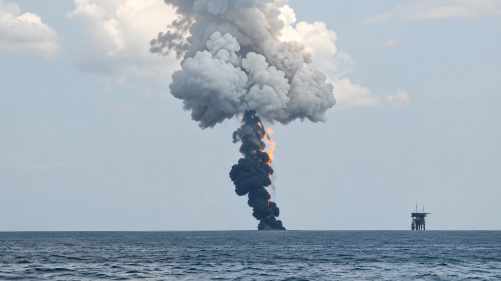 KUCHING: Vestigo Petroleum Sdn. Bhd., a subsidiary of Petronas Carigali Sdn. Bhd., confirmed that a fire broke out at the West Lutong Vent A (WLV-A) facility, offshore Sarawak at about 2pm yesterday. According to a statement from Vestigo here today, the situation has been brought under control and the cause of the fire is still under investigation. Vestigo is also working closely with relevant authorities, and has taken the necessary precautions to manage the risk of exposure. "There were no injuries or personnel affected, and the incident does not pose an immediate threat to the community and the environment." "Vestigo remains fully committed to the safety of its employees, protecting the environment and maintaining the integrity of its operations," the statement said. Yesterday, a video of the incident went viral on social media. -- BERNAMA