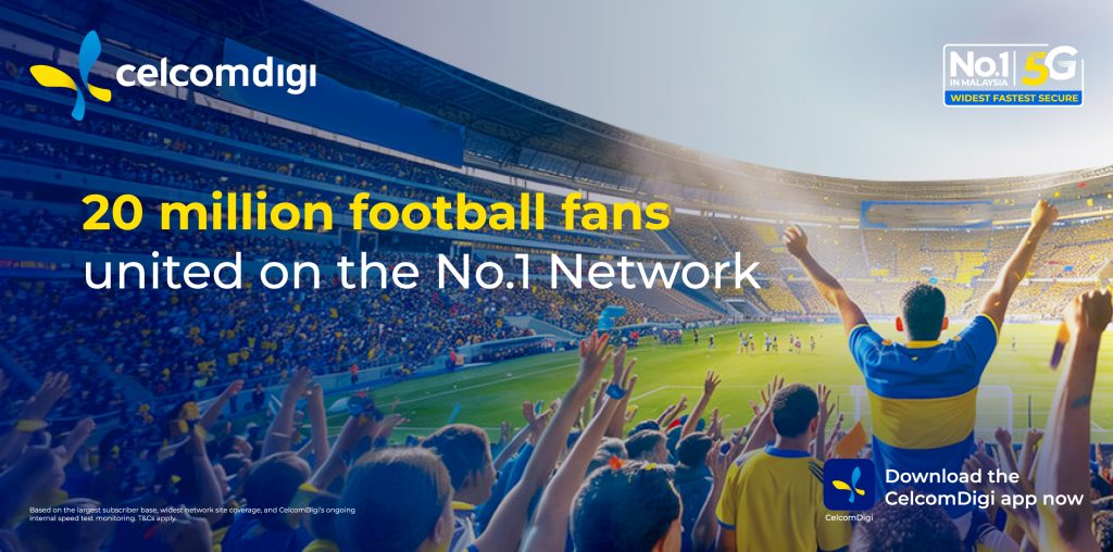 PETALING JAYA, June 6 -- CelcomDigi Berhad has launched a nationwide football season campaign featuring a range of connectivity, roaming, home entertainment and device offers aimed at enhancing the viewing experience for football fans across Malaysia. The telecommunications provider said the campaign is designed to cater to fans following the football season from home, on the move or abroad, leveraging what it describes as the country's widest, fastest and most secure network. Among the key offerings is the Unlimited Internet Pass, available for RM10, which provides unlimited internet access from midnight to noon for seven days. Beginning June 8, subscribers to the pass will also enjoy 24-hour unlimited internet exclusively for streaming on the RTMKlik application. For football supporters travelling overseas to attend matches, CelcomDigi has introduced the Football Roam Pass, priced at RM98. The pass provides 14 days of roaming coverage across 95 countries, enabling customers to stay connected throughout their journey. The company is also targeting home viewers through its "Home Ground" promotion. Exclusive to CelcomDigi One Pro and Ultra subscribers, the offer allows customers to purchase selected Samsung televisions from as low as RM17 per month. Featured models include the 85-inch Neo QLED 4K Samsung Vision AI Smart TV 2026, available from RM237 monthly with a complimentary Samsung Soundbar B650, as well as several 65-inch and 55-inch Samsung Vision AI Smart TV models bundled with sound systems and Samsung Music Frames. Customers subscribing to CelcomDigi One Pro and Ultra plans with new fibre installations will also receive 500Mbps home fibre broadband and the latest WiFi 7 router to support seamless 4K streaming. In addition, customers signing up at CelcomDigi stores nationwide stand a chance to win football-themed merchandise, including jerseys, footballs and collectible pins. Under the "G.O.A.T. 10" promotion, customers can purchase selected premium devices from RM10, including the iPhone 17 Pro, Samsung Galaxy S26 Ultra 5G, Honor 600 5G and Vivo Y21. The company is also offering RM310 off selected Apple iPad purchases using a promotional code. Meanwhile, the "Forward 7" promotion features selected 5G smartphones from brands such as Apple, Samsung, Oppo and Redmi starting from RM7. Additional savings of up to RM777 are available on selected Apple Watch and Samsung Galaxy Tab models through promotional codes. Customers subscribing to CelcomDigi Postpaid 80 plans and above can also receive a complimentary 5G smartphone from participating brands, including Redmi, Oppo, Vivo and Realme. CelcomDigi said the campaign reflects its commitment to connecting Malaysians with important moments and experiences while meeting growing digital lifestyle needs. The offers are available through CelcomDigi stores nationwide, the online store and the CelcomDigi mobile application.