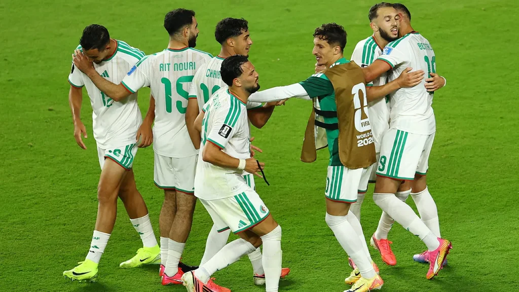 SANTA CLARA, JUNE 23 -- Algeria came from a goal down to beat Jordan 2-1 on Monday, keeping alive their chances of advancing to the knockout stages of the FIFA World Cup, and causing their opponents to be eliminated early from Group J, the Emirates News Agency (WAM) reported. After struggling to break through Jordan's strong defense, Algeria managed to turn the tables with two goals in 13 minutes in the second half through Nadhir Benbouali and Amine Gouiri. Jordan managed to absorb Algeria's relentless pressure and took the lead in the 36th minute after a mistake by the opposing defense triggered a quick attack that was finished by Nizar Al-Rashdan with a flicked shot into the corner of the goal. Algeria finally equalised in the 69th minute when substitute Benbouali headed in Riyad Mahrez's corner. Gouiri then scored the winning goal eight minutes before the end of the match when he headed in a rebound in the penalty area. -- BERNAMA-WAM