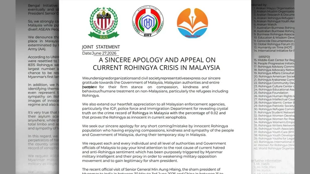 KUALA LUMPUR: Malaysian Humanitarian Aid and Relief (MAHAR) welcomes the apology submitted by 40 Rohingya non-governmental organisations (NGOs) and describes it as a positive and responsible step, while urging the groups to expand their humanitarian efforts. According to MAHAR in a statement, humanitarian work should go beyond just providing food and shelter, but should also include aspects of educating refugees about their responsibilities while in Malaysia. It said the NGOs involved should play a greater role in fostering respect among refugees for the laws, culture, customs and societal values ​​in Malaysia to promote better understanding with the local community. MAHAR also urged the organization to intensify international advocacy efforts to end the oppression of the Rohingya in Myanmar, as sustainable humanitarian work must address the root causes of the crisis. Meanwhile, MAHAR President Jismi Johari said that humanitarian work also needs to take into account the safety factors of both parties, namely refugees and the local community that receives them. He said the concerns raised by some Malaysians regarding local security issues should not be underestimated, especially by those who are directly affected by incidents involving individuals in any community. At the same time, Jismi stressed that it is unfair to make general assumptions about the entire community based on the actions of a few individuals, given that misconduct exists in every society. He said that addressing such concerns requires empathy, respect and constructive engagement from all stakeholders. MAHAR reiterates its commitment to continue humanitarian work based on justice, safety and human dignity, for refugees and Malaysians alike. -- BERNAMA