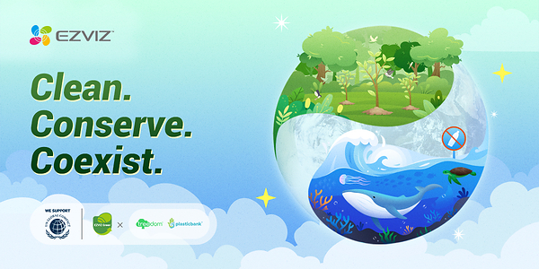 HOOFDDORP, Netherlands, June 8 -- EZVIZ, a world-leading smart home brand, announced to enter a new chapter of its EZVIZ Green Initiative by expanding environmental protection with two multi-year projects. Under the theme "Clean. Conserve. Coexist.", the brand is launching a green advocacy week across the World Environment Day and World Oceans Day to engage partners and users in larger joint actions. By combining calls for climate resilience and ocean protection, EZVIZ responds to environmental issues with a larger proposition of sustainable coexistence between humans and nature. "In the new phase, EZVIZ Green eyes on ecological vitality that benefits both people and other creatures," said Joanne Cao, EZVIZ Board Secretary and Director of the ESG Committee. Highlighting its year-long projects with Treedom, a world-leading tree planting platform, and Plastic Bank, a global pioneer in ocean protection, EZVIZ tries to involve local communities more deeply to balance environmental protection with economic value. This aligns with the United Nations' appeal to repair the relationship between humans and the planet. By building a positive cycle where people can gain from a vital ecosystem, it helps shape sustainability that endures over time, fulfilling its role as the participant in the UNGC and contributing to the SDGs. "Like humans, all creatures are stakeholders of this planet," said Cao. "With our Green Initiative, we aim to help create healthy ecosystems where nature and people complement each other." The EZVIZ Green upgrade drives change from land to sea through partnerships with Treedom and Plastic Bank. With Treedom, EZVIZ supports local farmers in planting trees, integrating agriculture with forestry across 11 countries. Estimated to reduce more than 738.2 tons of CO₂ in the next decade at the current scale, the growing global forest is expected to exceed 6,000 trees by 2027, further improving food security and economic development. In the new collaborative year, forest cover will extend to more regions across Southeast Asia, South America, and Africa, focusing on vital ecological areas like Ecuador to offset climate change. Through Plastic Bank, EZVIZ helps combat plastic pollution by engaging collectors worldwide to gather bottles for additional income. To date, it has enabled the recycling of 1,000,000 bottles, prevented 20,000 kg of plastic from polluting water, and empowered collectors from 29 communities with exchanged social benefits. This year, EZVIZ concentrates on Southeast Asia, home to one of the world's longest coastal archipelagos, to implement more careful and systematic plastic recycling, creating leverage to boost marine biodiversity and economic stability. As part of the Initiative, EZVIZ also synergizes external cooperation with internal practices to amplify its impact. It strives for green innovation and launched the 4G battery camera family this year, which minimizes energy consumption without compromising safety. Innovation is in high gear to enhance wild animal detection, offering greater protection for both users and wildlife in remote areas. -- PRNewswire -- Source: EZVIZ