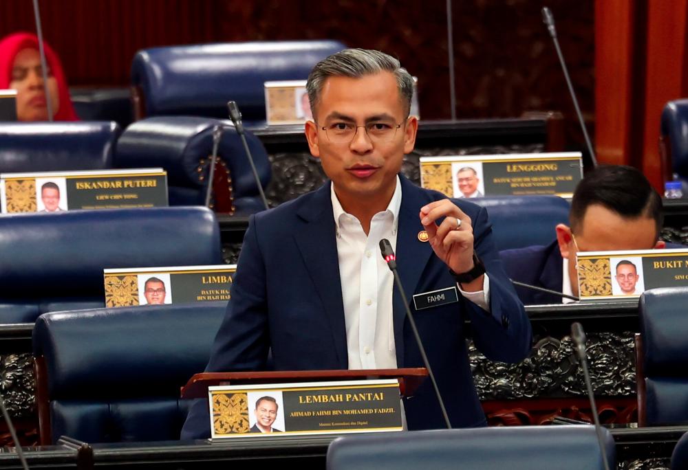 KUALA LUMPUR, July 13 -- The Communications and Multimedia (Amendment) Bill 2026, which aims to strengthen the universal service framework by incorporating national security considerations, was tabled for its first reading in the Dewan Rakyat today. Communications Minister Datuk Seri Fahmi Fadzil, when tabling the Bill, said it would be presented for second reading during the current parliamentary meeting. According to the Bill, the proposed amendments involve Section 202 of the principal Communications and Multimedia Act 1998 (Act 588), with Subclause 2(a) seeking to introduce new subsections 202(1A) and 202(1B). The amendments would empower the Minister to direct the Malaysian Communications and Multimedia Commission (MCMC) to support national universal service provision initiatives relating to the usage of network services or application services, or both, where such initiatives are deemed necessary in the interest of national security. The proposed provisions also allow for initiatives such as encouraging the installation of network facilities and the provision of network or application services to safeguard national security, where determination on national security matters would be made by the National Security Council under Section 4 of the National Security Council Act 2016. This additional category is to create a more comprehensive universal service provision framework, considering the evolution of the communications and multimedia industry, the advancement of technology and the needs of the country from a security aspect. The proposed subsection 202(1b) seeks to provide that any national universal service provision initiative shall be consistent with the objects of Act 588. Under Subclause 2(b), amendments to Section 202(2) would also enable the Minister to make regulations under Section 16 of Act 588 relating to national universal service initiatives. This Bill will not involve the Government in any extra financial expenditure. -- BERNAMA