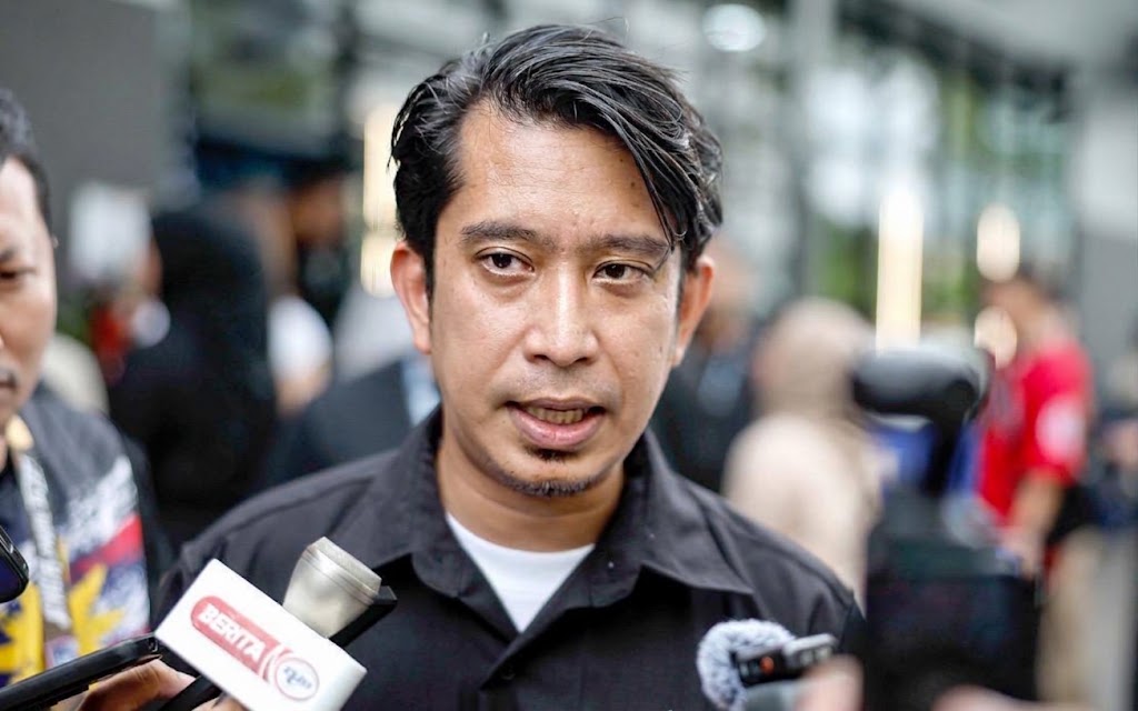Adam Adli Abd Halim speaking about the Confidence and Supply Agreement ahead of the Melaka election.