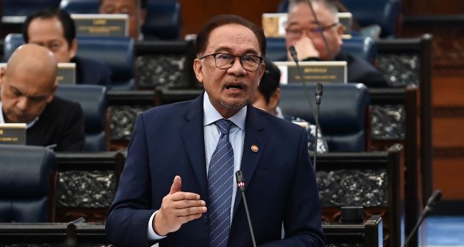 Anwar Ibrahim, Prime Minister of Malaysia.