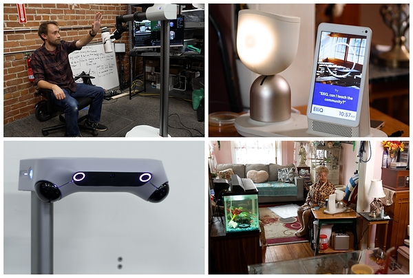 AI companion and assistive robots supporting people in caregiving settings.