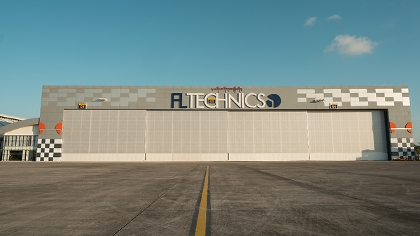 FL Technics Indonesia aircraft maintenance hangar in Bali approved by EASA.