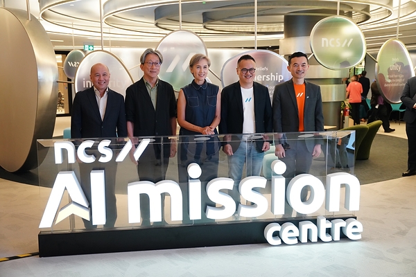 NCS representatives at the launch of the AI Mission Centre in Singapore on October 29, 2026.