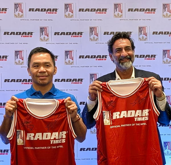 Radar Tyres announces a partnership with Manny Pacquiao’s Maharlika Pilipinas Basketball League.